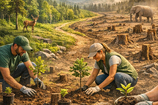 Tiger habitat corridor restoration project